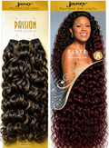 Wet look weave